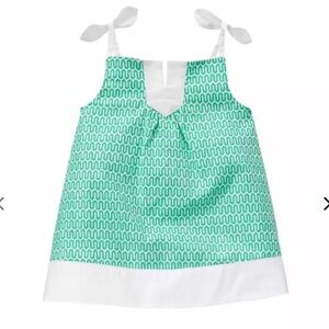 Janie & Jack NWT geo spearmint top